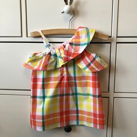 Janie & Jack Multi Plaid Dress | 12-18m - Picture 5 of 8